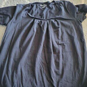 Womens Size 14w Black Sleep shirt